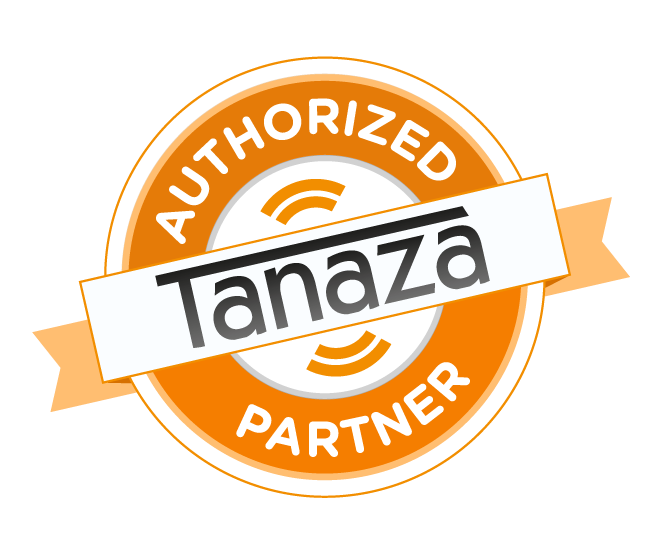 authorized partner of Tanaza logo